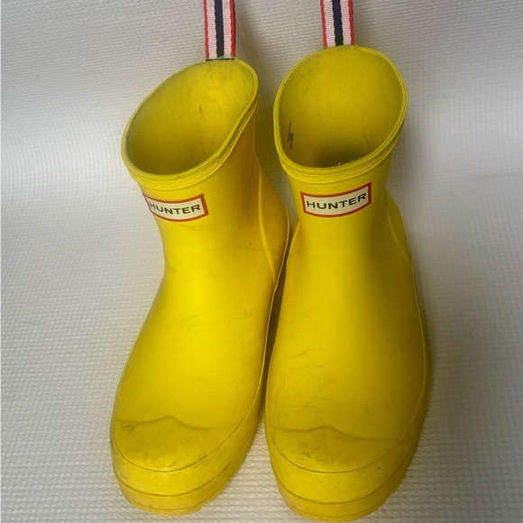 Hunter Women's PLAY™ Short Rain Boots in yellow - Picture 3 of 7